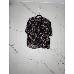 Super Massive Shirt Men's XL Floral Harvest Short Sleeve Crop Fit​